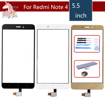 10vnt/ Originalą Xiaomi Redmi 4 Pastaba Jutiklinis Ekranas skaitmeninis keitiklis Skirtas Redmi 4 Pastaba Touch Panel Jutiklis LCD Ekranas Priekinis Stiklas Note4
