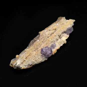 149g, Gamtinis Akmuo, Violetinės Fluorito ir Kalcito ir Kvarco Mineralinių Kristalų Pavyzdį Iš Kinijos Fujian Provincijos A3-6