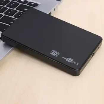 2.5 colio Kietąjį Diską Box SATA USB2.0 HDD Case Išorinis Kietasis Diskas Aptvarą PC 