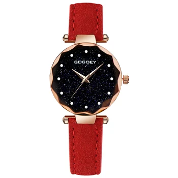 2019 Gogoey Moterų Laikrodžiai Prabangos Ponios Žiūrėti Žvaigždėtas Dangus Laikrodžiai Moterims Mados bayan kol saati Diamond Reloj Mujer skmei
