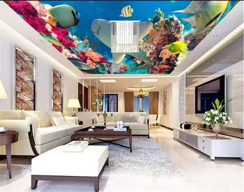 3d kambario tapetai užsakymą freskomis neaustinių sienos sticke svajonė Sea World foto sofa-lova, TV foną už sienos 3d