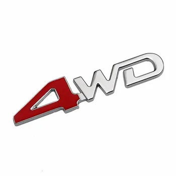 4WD 4 Varantys Ratai Automobilį Uodega Emblema Logotipas Lipdukas Cinko Lydinio Danga Metalo Lipdukas Lipdukai Keturias Wheeler Off-Road Stiliaus SEDANAS