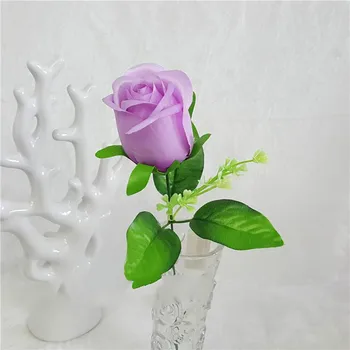 Karšto 10vnt/daug Rožių žiedų puokštė Royal Rose upscale dirbtinės gėlės šilko rožių žiedų 
