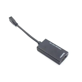 Micro USB 2.0 MHL HDMI Kabelis HD 1080P Android Samsung/HTC/LG Android HDMI Konverteris Mini Mirco USB Adapteris