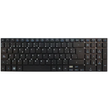 NAUJAS ispanų nešiojamojo kompiuterio Klaviatūra Acer Aspire ES1-531 ES1-711 ES1-711G ES1-731 ES1-731G SP klaviatūra, juoda