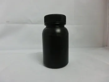 Nemokamas pristatymas 250ml Juoda HDPE Butelis, Tabletes Butelis, 250g Plastiko Butelio kapsulė