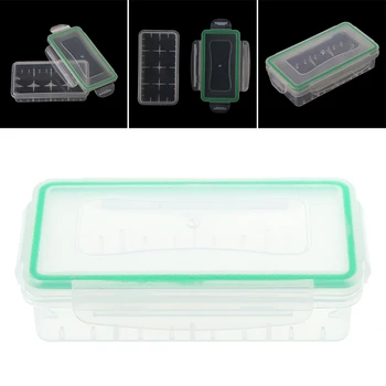 Nešiojamų Kieto Plastiko Permatomas Atveju Turėtojas Laikymo Dėžutė 2x 18650 Baterijas