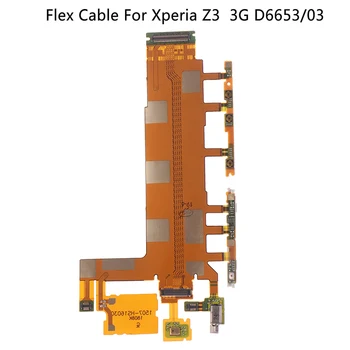 Pakeisti pagrindinę Plokštę Flex Kabelis Tūris Power Mygtukas ir Mikrofonas Flex Sony Xperia Z3 3G D6653/03
