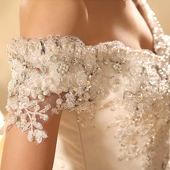 Spalvingas V-kaklo, vestidos de novia Chalatas de Santuokos Kamuolys Nėrinių Suknelė vestuvių suknelė 2019 Nuotakos Suknelės Vestuvių suknelės
