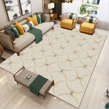 Šiaurės kambarį kilimas Europos prabangos sofa arbatos stalo antklodė miegamasis stačiakampio formos Amerikos visą kambarį lovos antklodė