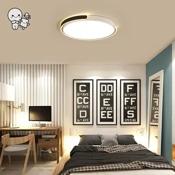 Šiaurės Miegamojo Lubų Šviesos Šviestuvas Modernus Minimalistinio Meno Dekoratyvinis LED Plafon Lempa, Šviestuvas, Dizaineris Fojė, Gyvenamasis Kambarys