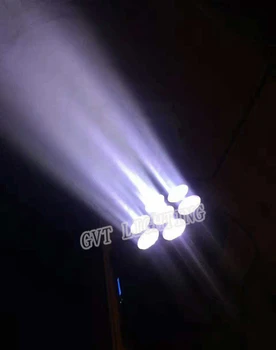 2 Vnt 7x12W RGBW 4IN1 Cree LED Judančios Galvos Šviesos Spindulys Juda Žibintas 9/16 DMX Kanalai Led Scenos Šviesos diodų (Led Projektorius