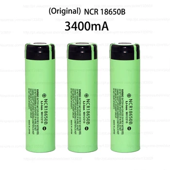 8PCS Naujas Originalus NCR18650B 3400mAh 18650 galia banko baterija 3.7 V, Li-ion daugkartinio Įkrovimo baterijos elektros žibintuvėlis įrankiai