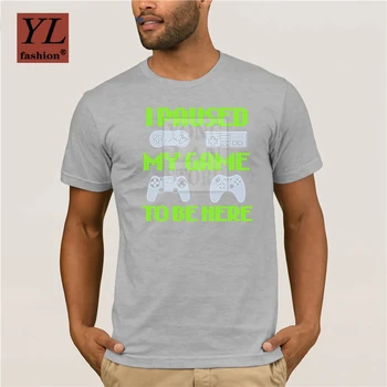 Karšto Vyrų Įdomus Atsitiktinis Print T-shirt I Pristabdytas, Mano Žaidimas Būtų Čia Juokingi Video Žaidėjus T Shirt Spausdinti Marškinėliai Vyrams