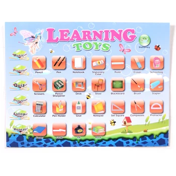 Mokymosi Žaislai anglų Kalbos Mokymosi Mašina Žaislo Pad Planšetinis 11 Funkciją Raidžių Žodis, Matematikos ir Muzikos, Su Šviesa, Žaislas Kompiuteris
