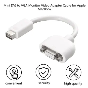 Naujausias Mini DVI į VGA Adapteris Mini-DVI Male VGA Moterų Stebėti Vaizdo Adapterio Kabeliu, Skirta 