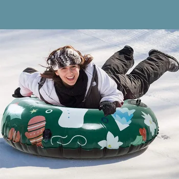 Sunkiųjų Pripučiami Sniego traukiamomis rogėmis, Labai Atsparias Dilimui Sniego Žaislai Žiemos Lauko Pramogos Vaikams ir Suaugusiems