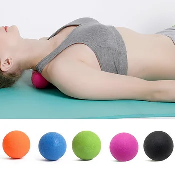1pcs Turas Gili raumenų relaksacija kamuolys acupoint masažo kamuolys gryna spalva fitnes kamuolys, sporto, sveikatos priežiūros kamuolys