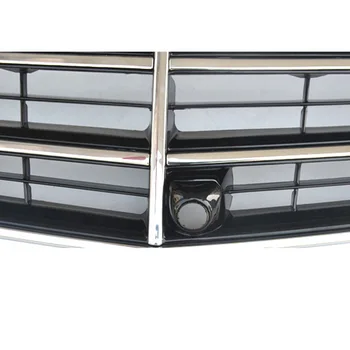 ABS plastiko Diamond priekinės grotelės vertikali juosta Automobilių stilius Viduryje grotelės Mercedes-Benz E klase W212 2009-2013 m.