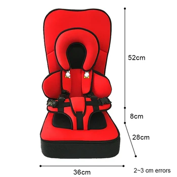 Nešiojamų Kūdikių Kėdės, Krėslai, Saugos Pagalvėlė Storio Kelionės Vaiko Sėdynės Aukščio Sutirštės Dizainas Didelis Dydis Čiužinys 12 Metų Vaikai