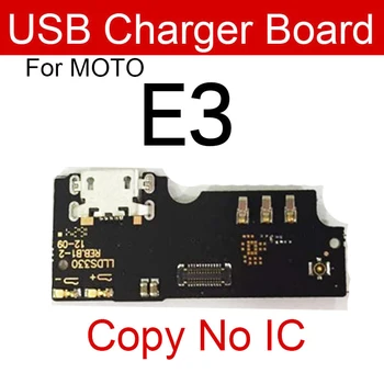 USB Chargring Jack Dokas Valdybos Mototrola Moto E3 E4 XT1762 XT1772 E4T XT1766 E4 Plius USB Įkroviklis Port Jungtis, Mic Valdyba