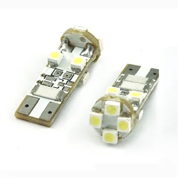 2VNT Xenon White 360-laipsnis valymo Klaidų 8-SMD/9-SMD T10 LED Lemputės