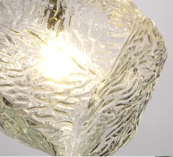 HAIXIANG LED Lubų šviestuvas Sala Pakabukas Šviesos Stiklo Virtuvė, Valgomasis Apšvietimas