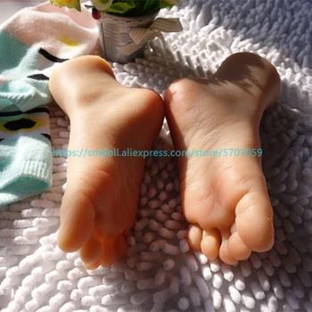 Nauja seksuali moteris Pūlingas Kojos pėdos modelis klonavimo odos manekenas pėdų fetišas žaislai