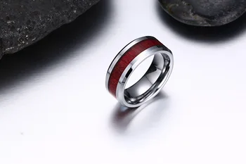 QWC TR9 populiarus naują atvykimo mados vienos moters žiedas yra sidabro letena medienos gręžimo žiedas nemokamas pristatymas
