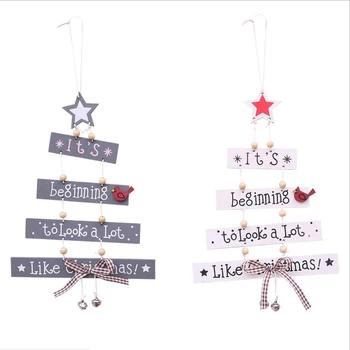2020 Linksmų Kalėdų Laiškas Medinis Pakabas, Papuošalai Kalėdų Eglutės Ornamentu Medienos Amatų Namų Sienos Kalėdų Vakarėlį Apdaila