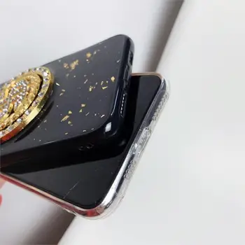 360 Laipsnių Sukimosi 3D Dolerių Telefono dėklas skirtas Iphone 6 7 8 Plius Blizgučiai Galinį Dangtelį IPhone XR X XS 11 Pro MAX Soft Atvejais