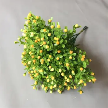6Pcs/Set Tikroviška Dirbtinių Gėlių Filialas Imitavimo Įrenginių Mini Plastikinių Gėlių Dirbtiniais Gėlės, Vestuvių Puošimas Fotografijos Prop