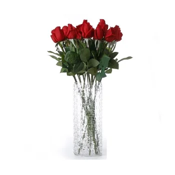 9Stems/Daug - Rožės Pumpuras Nekilnojamojo Touch Letax Gėlių Vestuvių Gėlių Namų Puošybai Rose Vidaus Apdailos Parduotuvėje Ekrane - INDIGO