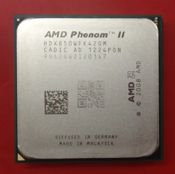 AMD Phenom II X4 x4 850 850 850 CPU Procesorius Quad-Core (3.3 Ghz/ 4M /95W )Socket AM3 AM2+ 938 pin darbas