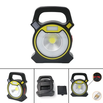 COB LED Prožektorius Nešiojamas Žibintas Lauko Vandeniui 4-Mode Pagalbos Prožektoriai, Lempos Kempingas, Žygiai pėsčiomis Palapinėms Šviesos su USB