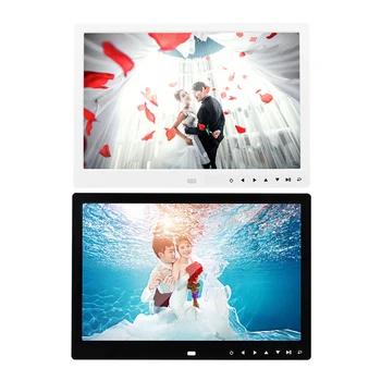 Ekranas Vaizdo Reklamos Mašina, 12 colių Skaitmeninis Nuotraukų Rėmelis, Žadintuvas Nuotolinio Smart Picture Card 