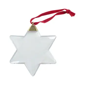 Foto Rėmelis Kalėdų Eglutės Ornamentu Plastiko Apvalios Snaigės Star 