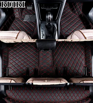 Geras automobilis kilimai! Individualizuotos automobilių kilimėliai Audi Q7 7 sėdimos vietos-2006 patvarus, atsparus vandeniui automobilių pėdų pagalvėlės Q7 2013,Nemokamas pristatymas