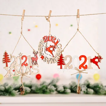 Prabangus Kalėdų Eglutės Raidės Kabo Ornamentu Kalėdos Briedžių Sienos Pakabukas Kabo Ornamentu Namų Dekoro 2021 Naujųjų Metų Kalėdų