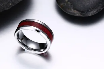 QWC TR9 populiarus naują atvykimo mados vienos moters žiedas yra sidabro letena medienos gręžimo žiedas nemokamas pristatymas