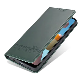 Samsung Galaxy A21S Atveju Flip Cover Piniginė PU Odos Samsung Galaxy A21S Knygos Stovėti Kortelės Lizdas Telefono Atvejais