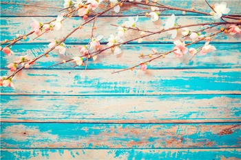SHENGYONGBAO Meno Audinio, Custom, Fotografija Backdrops Prop Gėlių ir Medienos Lentos temą fotostudijos Fono M191110-0509