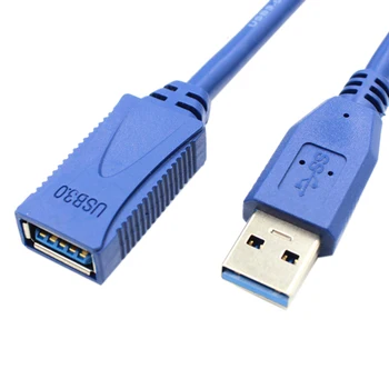 USB 3.0 Male ESU USB 3.0 Moterų AF USB3.0 ilgiklis 5M, Didelės Spartos duomenų Perdavimo Duomenų Eilutė