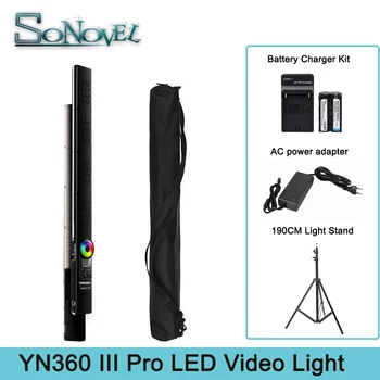 Yongnuo YN360 III Pro LED Vaizdo Šviesos 3200K-5600K RGB Foto, Šviesos, Šviesos, Vaizdo Įrašymo w Nuotolinio