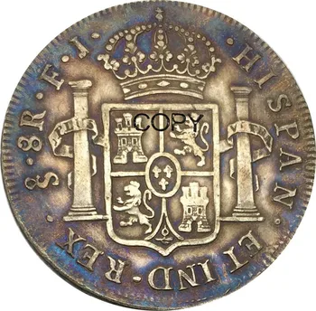 Čilė 8 Reales Fernando VII biustas Fernando VII 1813 Cupronickel Sidabrą, Sidabro Kopijuoti Progines monetas, MONETŲ