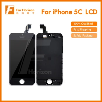 Didmeninė 30 VNT./DAUG Patikrintas LCD iPhone 5C Talpinė Jutikliniu Ekranu, iPhone 5C LCD Visiškai Surinkti & Nemokamas Pristatymas