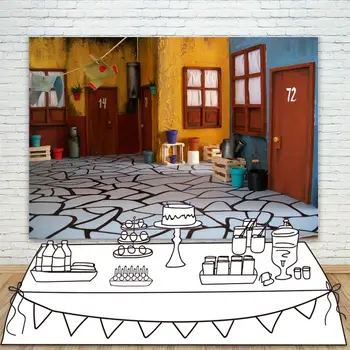 El Chavo Del 8 Šaliai Tiekia El Chavo Del Ocho Fone Vaikams Gimtadienio Dekoracijas, Baby Shower Desertas Stalo Siena Reklama Plakatas
