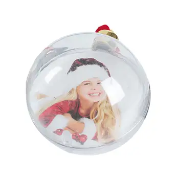 Foto Rėmelis Kalėdų Eglutės Ornamentu Plastiko Apvalios Snaigės Star 
