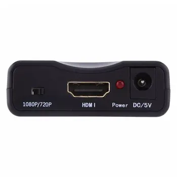 SCART HDMI-suderinama Vaizdo Keitiklis 1080P Vaizdo Garso Aukštos klasės Konverteris AV Signalo Adapteris Didelės raiškos TV Imtuvas
