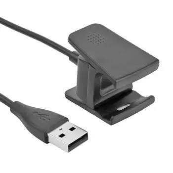 USB Įkroviklis Duomenų Kabelis Laidas Dėklą, Kroviklį, Dokas su Mikroschemą Fitbit Mokestis 2 Apyrankė, USB Įkrovimo Duomenų Kabelis, Doko Naujas